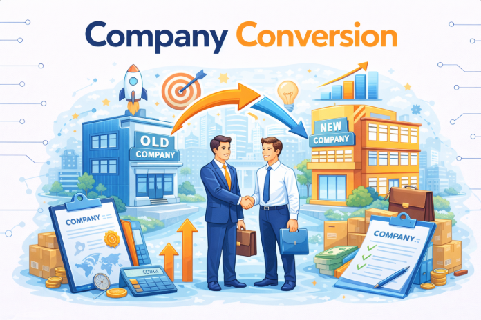 company conversion information